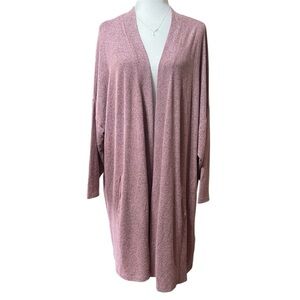 NEW Wasabi Concept WA-Simone 3 Chic Women's Mauve Oversized Cardigan US L